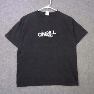 ONeill Shirt youth Large Black Surf Logo Graphic Tee T-Shirt Skate Streetwear